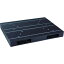 【直送】【代引不可】リス(岐阜プラスチック工業) パレット 1350×1400 両面二方差 黒 JCK-R2-135140