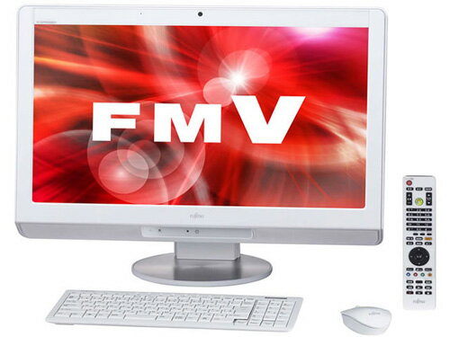 【現金特価】 ※クレジットカード不可【訳あり品】FUJITSU 富士通【ESPRIMO】FMVF705BDW［23型ワイド液晶 HDD1TB ブルーレイディスクドライブ スノーホワイト］※展示品 税込