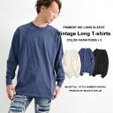 ロングTシャツ 長袖 無地 メンズ 春 秋冬 綿100% 全...
