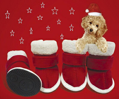 犬靴　新作　履きやすく丈夫　クリスマス