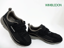 WIMBLEDON(ウィンブルドン)L036 KF79423 BLACK/ブラック【当店スペシャル価格】レディーススニーカー/ベルクロ/マジックテープ/面テープ/屈曲性/クッション性/デイリー/仕事用/作業靴/反射テープ/撥水加工【送料無料】