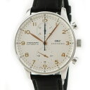 【11/25 10時から ポイント全品2倍最大20倍】IWC IWC ポルトギーゼ クロノ IW371401 メンズ 腕時計自動巻き シルバー 【中古】 【店頭受取対応商品】