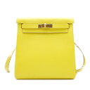 エルメス HERMES ケリーアドPM リュック・デイパック エバーカラー ライム ライムイエロー 新品 未使用 ゴールド金具 Y刻印(2020年製造) レディース 【箱】定番 人気 美品 【中古】