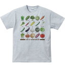 野菜のリスト/半袖Tシャツ...
