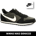 ナイキ スニーカーナイキ ウィメンズ ジニコNIKE WMNS GENICCO 644451-012 ブラック/ホワイト/アンスラサイト 靴