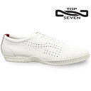 トップセブン スニーカー TOP SEVEN TS-260 WHTレザースニーカー 靴