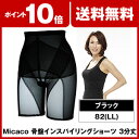 Micaco(ミカコ) 骨盤インスパイリングショーツ(ノーマルタイプ 3分丈) ブラック82(LL) ガードル 補正下着 一番本舗で紹介! 【ポイント10倍・送料無料】 ガ?ドル girdle Girdle ladies Ladies レディースインナー inner【RCP】10P17Jan14