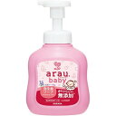 【送料込・まとめ買い×6個セット】サラヤ アラウベビー 泡全身 ソープ 本体 450ML