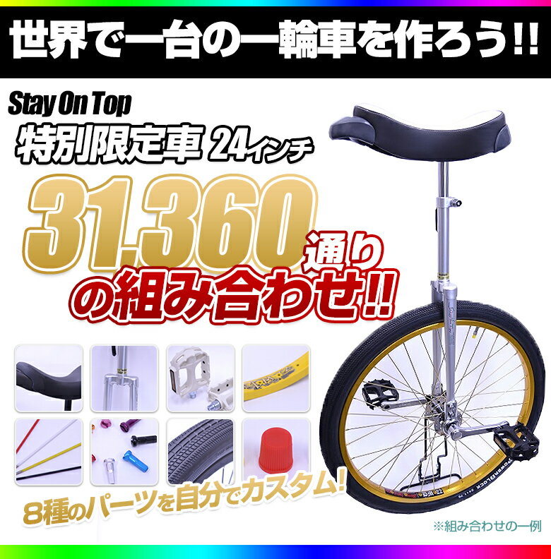 【競技用一輪車】Stay On Top 特別限定車オリジナルカラー(24インチ)オリジナル…...:mys:10000602