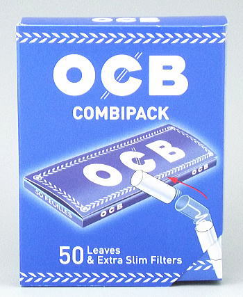 【OCB】コンビパック 手巻きタバコ用 巻紙69mm 50枚入＆フィルター50個