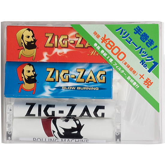 【数量限定】ZIG-ZAG ジグザグ 手巻きタバコ 巻器、フィルターと巻紙セット zigz…...:mysen:10003081