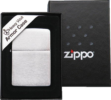 数量限定【52%OFF】ARMOR　アーマー　ZIPPO　#162　クロームサテン仕上げメール便対応