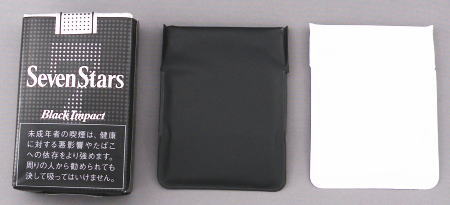 【20%OFF】モバイルアッシュトレイ　替え携帯灰皿　ミニ　黒＆白1個　ニッシン　ポケハイミニバネ式でワンハンドで使えます。