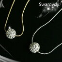 スワロフスキー パヴェボール スネークチェーン ネックレス( ジュエリー アクセサリー ネックレス スワロフスキー SWAROVSKI ネックレス )