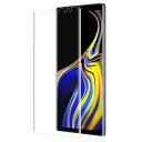 Galaxy Note9 フィルム 新素材 TPU 全面 保護 スマホフィルム 耐衝撃 ギャラクシー docomo SC-01L au SCV40 エッジまで覆える フルタイプ 3D Curved HD 曲面 デザイン クリア 2枚セットポイント消化