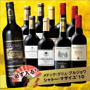 ボルドー金賞赤ワイン10本お楽しみ袋　[赤ワイン][ワインセ...