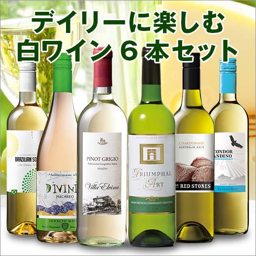 【対象2セット購入で800円OFFクーポン】第39弾！ワイン セット デイリーに楽しむ白ワ…...:mywineclub:10004836