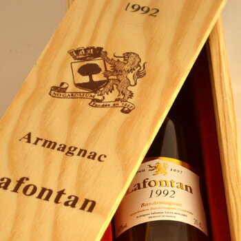 ラフォンタン・ヴィンテージ　アルマニャックブランデ−　L'Armagnac Lafontan Brandy 1933年ヴィンテージイヤーブランディを木箱に入れてお届け　誕生日、父の日、母の日、結婚記念日、成人式ギフト【送料無料】