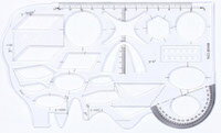 DCMR 文具 【 1点】 特殊 マルチ <strong>定規</strong> 分度器 グラフ作成 数学 問題 作成 図形 製図 数字 記号 数学 グラフ 関数 銀行 設計 建築 マルチ<strong>定規</strong> 数字 図形 お絵かき <strong>定規</strong> 縁 鉛筆 なぞって 描く 幾何学 模様