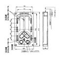 伊藤電気製作所 中部電力管内用 電力量計(計器箱)取付板 CM-30A-CM 中電アイボリー