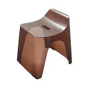 ショッピングチェア シンカテック HUBATH 風呂椅子H30 座面高さ30cm クリアブラウン 427598 ヒューバス