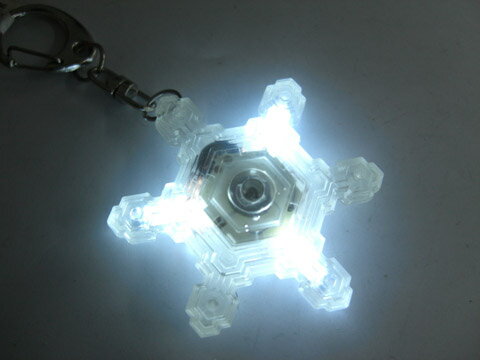 noisy key light Snowflakes（キーホルダー）