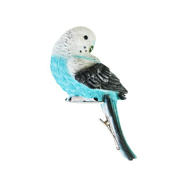 インコ グッズ 雑貨 Parakeet Clip ブルー(インコ グッズ 雑貨 オブジェ 小鳥)【RCP】