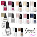   ̂  Genish Manicure@W[jbV}jLA 8ml Iׂ3Zbg@VFǉI@[WF}jLA] mart2f