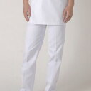 定番ツイル素材　メンズ白衣　スラックス 股下76cm　(医師・看護師用)アプロン