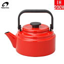 【日本製】 野田琺瑯 アムケトル レッド AM-20KR