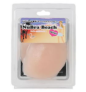 即納可　NuBra ヌーブラビーチミニ（正規品）ヌーブラ・ビーチよりも小さくなったヌーブラビーチミニはカップ部分が小さい水着にオススメです。