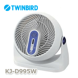 ツインバード　イオン発生サーキュレーター　KJ-D995W　イオンの風でお部屋の空気を強力に循環！　KJD995W/TWINBIRD