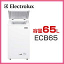 エレクトロラックス　家庭用冷凍庫　65L　チェストタイプ　ECB65　【代金引換不可】扱いやすい小容量タイプ　環境に配慮したノンフロンシリーズ　Electrolux　ホームフリーザー