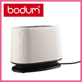 bodum ボダム　ビストロ　トースター　10709-913JP　オフホワイト　5段階の焼き具合に調節可能できるポップアップトースター　中央寄せ機能付き　BISTRO