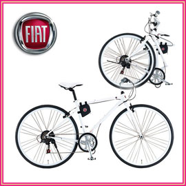 FIAT CrMo-FDB7007　ホワイト　1209　折りたたみ自転車　141〜220cm