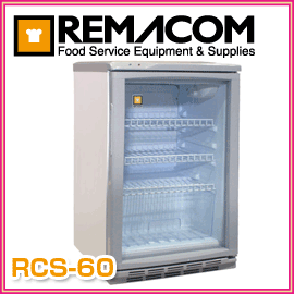 冷蔵ショーケース　60リットルタイプ　RCS-60　静音構造でご家庭用としてもおススメです
