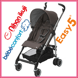 ■送料無料■　ベベコンフォート　トラベルシステム　Easy5(イージーゴー) 　ブラウン　ハイシートベビーカーにベビーシートを取り付ければ 新生児から使用可能　bebeconfort/日本育児