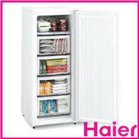 Haier ハイアール　ドアファン式冷凍庫 136L　JF-NUF136A(W)　JFNUF136A