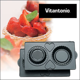 Vitantonio ビタントニオ　タルトレットプレート　ホットサンドベーカーでミニサイズのタルトレットが驚くほど簡単に！！