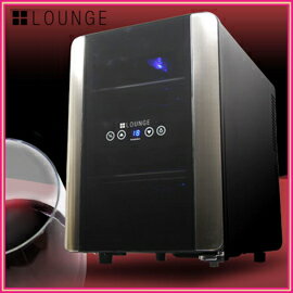 +LOUNGE 12本収納ワインクーラー LNE-W312B　フルフラットタッチセンサーの高級感あふれるワインクーラー