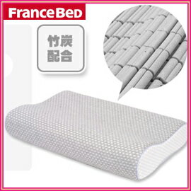 Restile フランスベッド低反発枕　竹炭配合枕　日本人に合う枕を作りました　頸椎の深さでお選びください