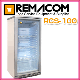 ■送料無料■レマコム　冷蔵ショーケース　100リットルタイプ　RCS-100　たっぷり100リットルタイプで日本酒などの冷蔵におススメ