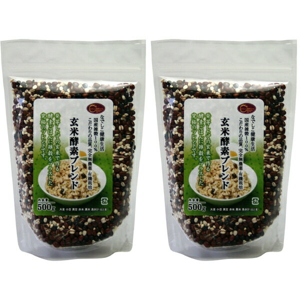 玄米酵素ブレンド1kg セット（500g ×2袋）