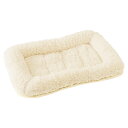 【ペットあったか用品】 マルカン アルパカ風ベッド L バニラ