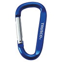 (T)TRUSCO(トラスコ) カラビナ線径6mmX60mmD型グリーン