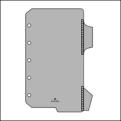 ASHFORD　MICRO5　マイクロファイブリフィル（ミニ5穴サイズ） ペンホルダー　（上下固定タイプ）（アシュフォード/アッシュフォード/リフィル/レフィル/リファイル）