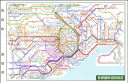 Davinci システム手帳リフィル　A5サイズ 広域鉄道路線図（ダヴィンチ/ダビンチ/レフィル/リファイル）