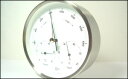 BARIGO バリゴラウンド型 温湿気圧計 【直径130mm】