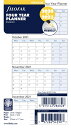 【在庫限り特価】《年間》FILOFAX 2020年 システム手帳リフィル バイブルサイズ バーチカルイヤープランナー 4年間 20-68403(ファイロファックス)
