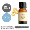 【AEAJ認定表示基準認定精油】NAGOMI PURE ジンジャー 10ml 【エッセンシャルオイル】【精油】【アロマオイル】|CONVOILs pure10m